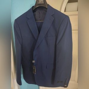 Men's Blue Suit 42R / 36W - Brave Man Brand